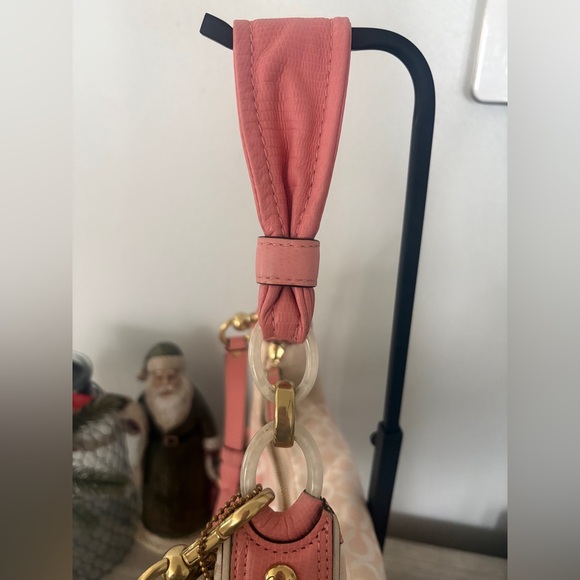 Coach 2010 Kristin Hobo Shoulder Bag- Ombré Pink and Cream - Picture 8 of 14